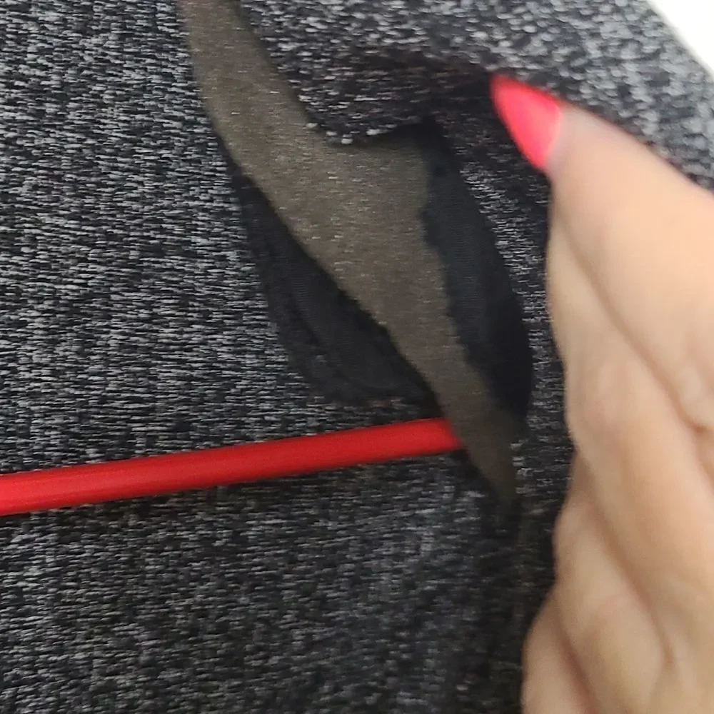 Black White Tweed Blazer Jacket Small Piped Pockets Modern Tailored Office Chic